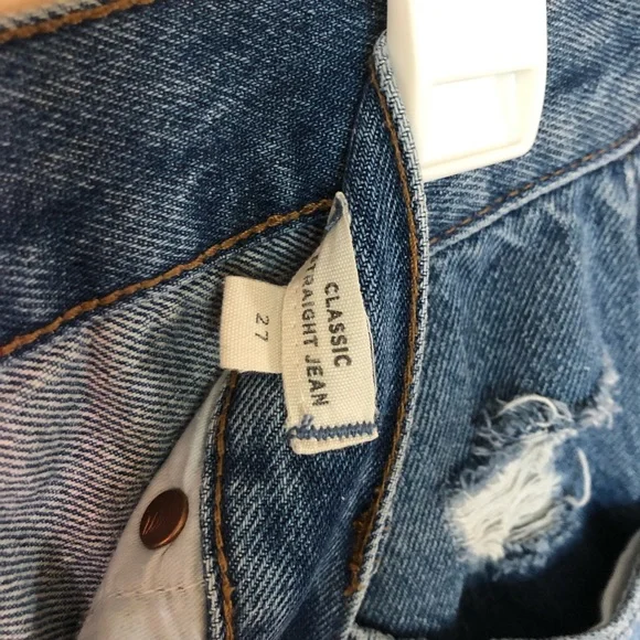 Madewell Classic Straight Jeans - Picture 3 of 7